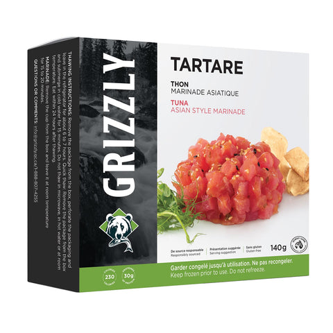 Grizzly thon tartare 140g