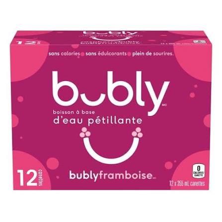 BUBLY FRAMBOISE 12x355ML