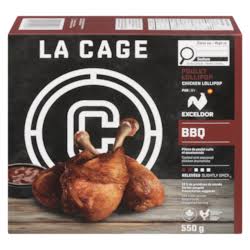 La cage Bbq Aile Poulet 550G