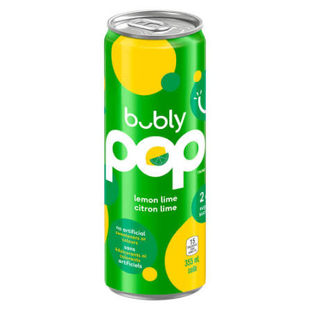 BUBLY POP LIME 355ML
