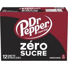 DR PEPPER ZERO SUCRE 6x222ML