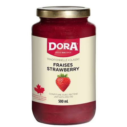 Dora confiture fraises avec pe 500ml