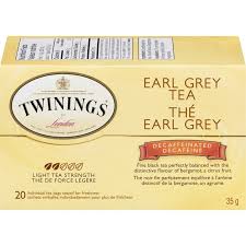 TWINNINGS EARL GREY DECAF 20EA