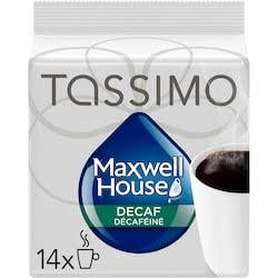 TASSIMO MAXWELL HOUSE DECAF 14UN