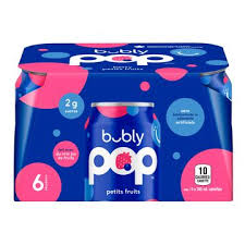 BUBLY POP PETITS FRUITS 6x355ML