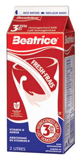 Beatrice lait 3.25% 2l
