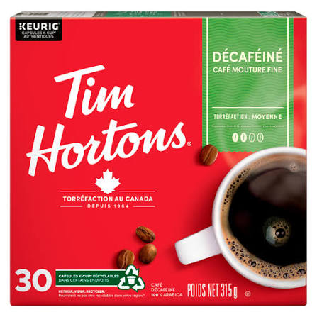TIM HORTON FONCE KEURIG 30UN