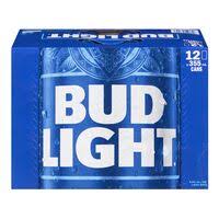 Bud Light Biere 12x355ML