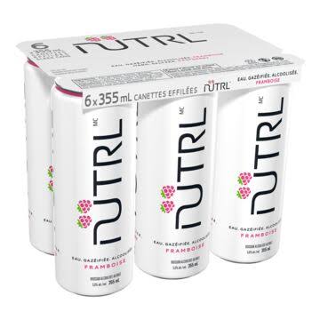 Nutrl Framboise 6x355ML