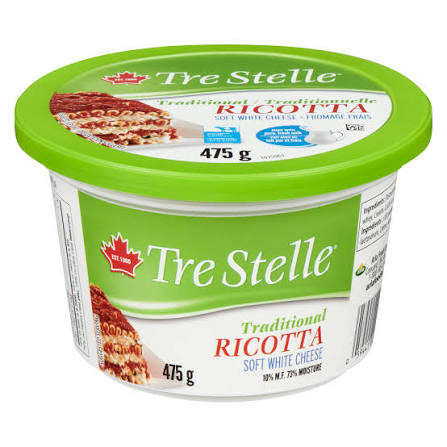 Tre Stelle Ricotta. 475G