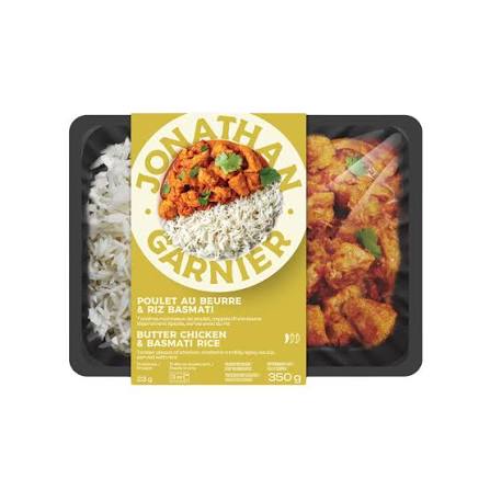 Jg poulet beurre riz basmati 350g