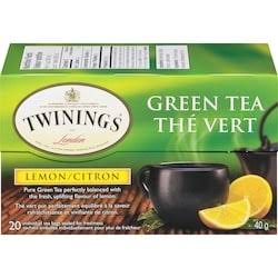 TWININGS THÉ VERT CITRON 20UN