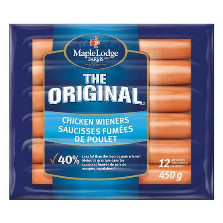 Maple Lodge Saucisses Poulet 450G