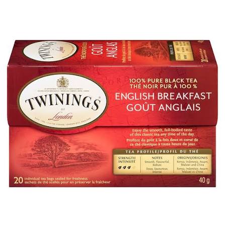 TWININGS THÉ GOÛT  ANGLAIS  20UN