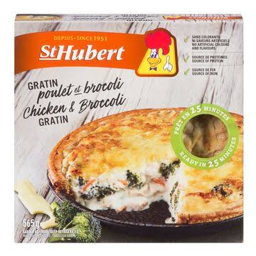 St-hubert gratin poulet brocoli 565g