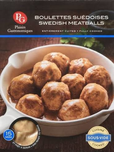 Pg boulettes suedoises 500g