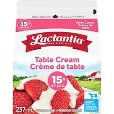Lactantia creme table 15% 237ml