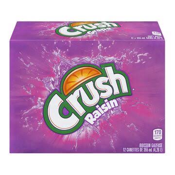 CRUSH RAISINS 12x355ML