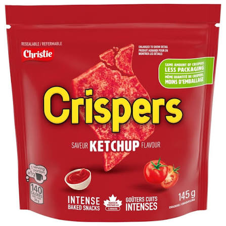Crispers craq ketchup 145g