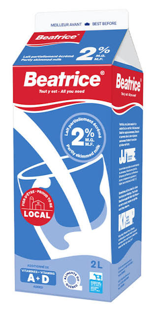 Beatrice lait 2% 2l