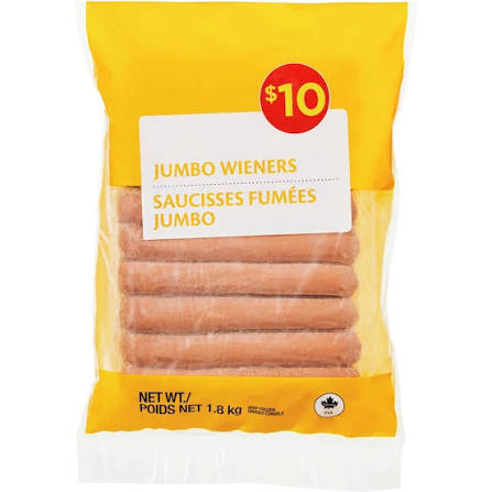 Saucisses fume jumbo 1.8kg