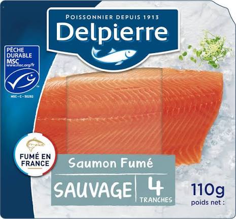 Saumon rouge fume 110g
