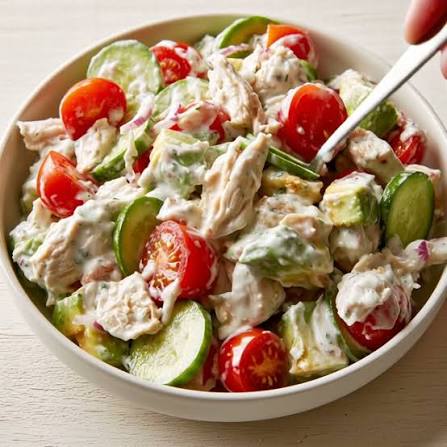Salade poulet tomates kg