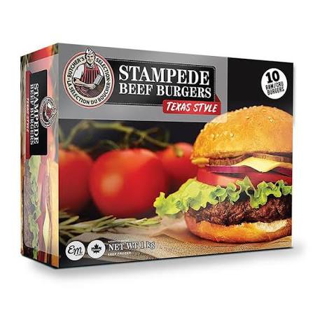 Stampede burgers boeuf 1kg