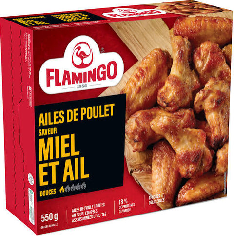 Flamingo ailes miel ail 550g