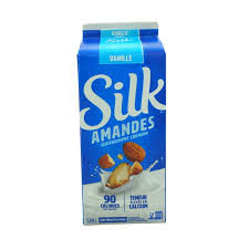 Silk amande vanille non sucre 1.89lt