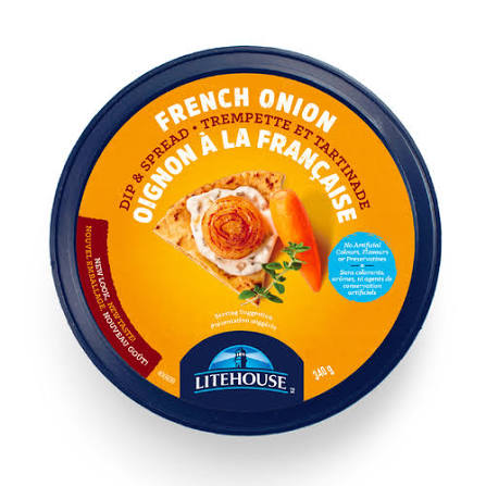 LiteHouse Trempette a l'oignon français 340gr