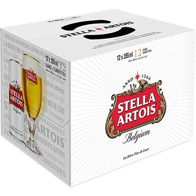 Stella Artois Can 12x355ML