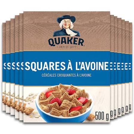 Quaker squares avoine 500g