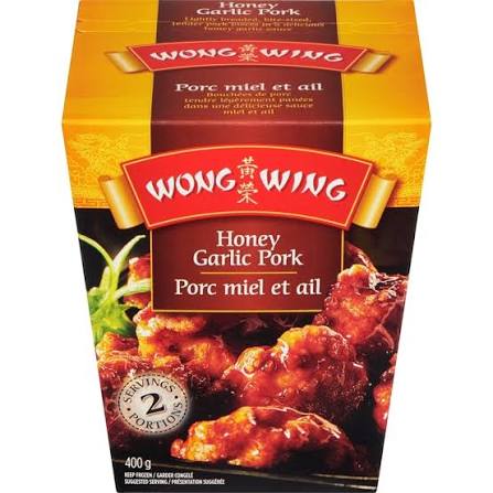 Wong wing porc miel ail 400g
