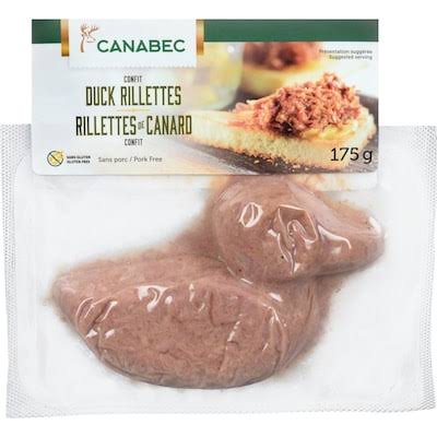 Canabec rilette canard 175gr