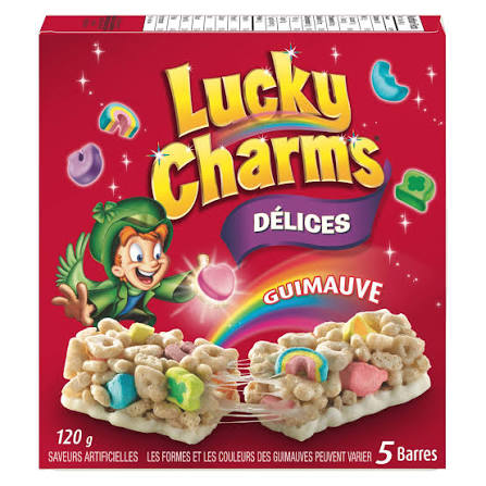 Lucky charms barres guim 120g