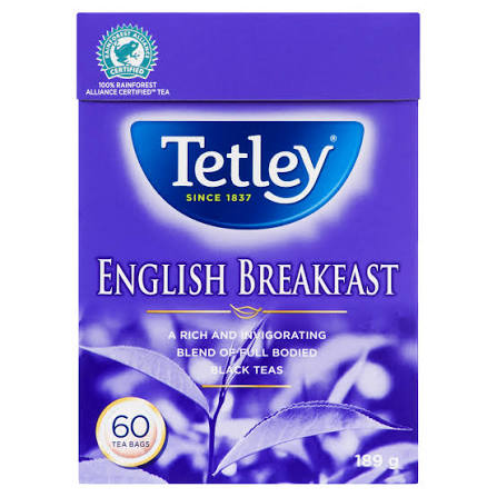 TETLEY THÉ ANGLAIS 60UN