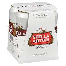 Stella Artois Can 4x473ML