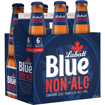 LABATT BLUE SANS ALCOOL BTL 12x341ML 23.30 $