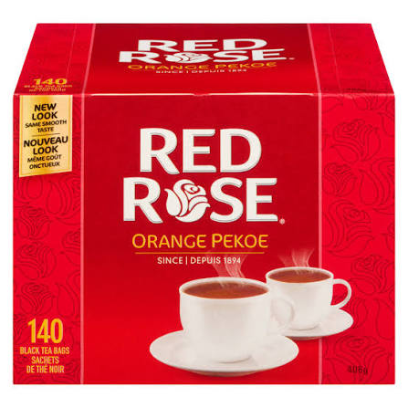 RED ROSE ORANGE PEKOE THE 140UN