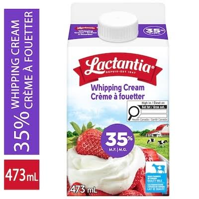 Lactantia creme fouet 35% 473ml