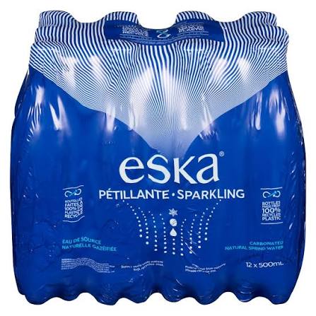 Eska Eau de source gazéifiée pétillante 12x500ml