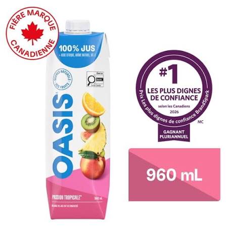 OASIS PASSION TROPICALE 960ML