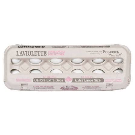 Laviolette oeufs gros 12un