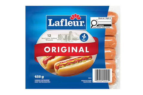 Lafleur Saucisse Fumee Nat 375GR