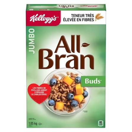 Kelloggs bran buds jumbo cp 1050g
