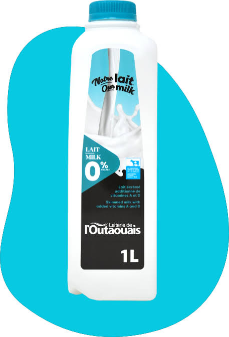 Outaouais lait 0% 1l