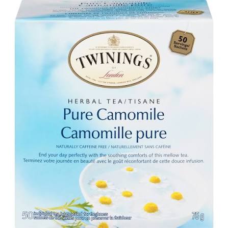 TWNG PURE CAMOMILLE 50un