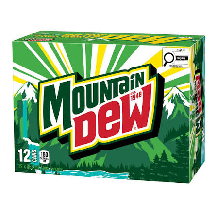 MOUNTAIN DEW 12x355ML