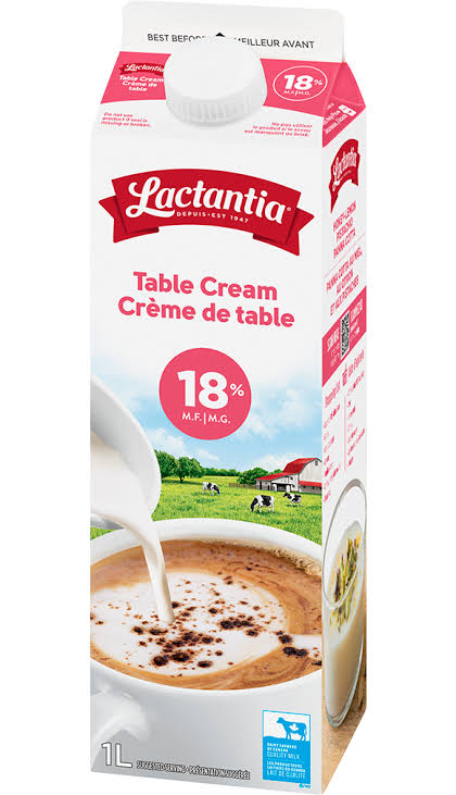 Lactantia creme table 18% 1lt